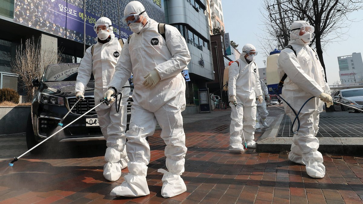 Daegu i Sydkorea har blivit drabbade av ett massutbrott av coronaviruset